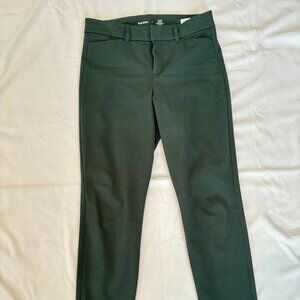 Old Navy Women's Green Pixie High Rise Slim Secret Pockets Pants Size 6